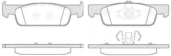<strong>Гальмівні колодки дискові ROADHOUSE 21540.00 (фото 1)</strong>