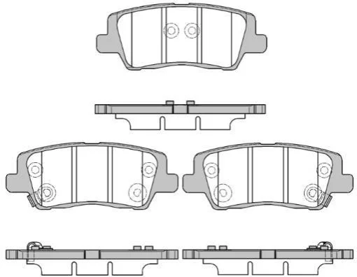 <strong>Гальмівні колодки дискові ROADHOUSE 21564.05 (фото 1)</strong>