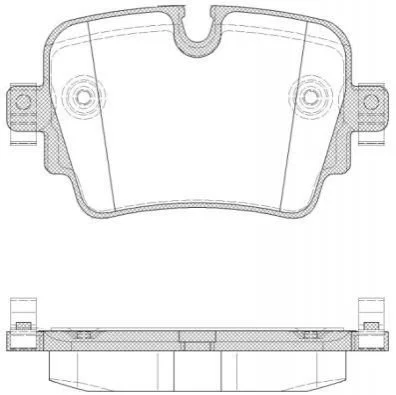 <strong>Гальмівні колодки дискові ROADHOUSE 21572.00 (фото 1)</strong>