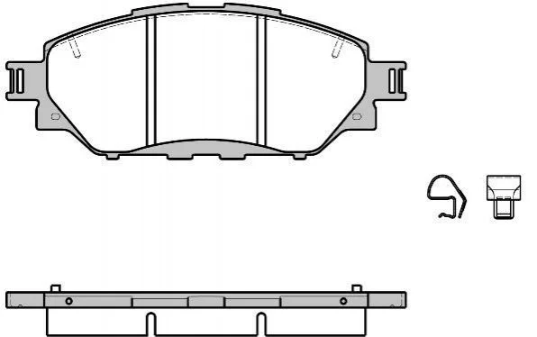 <strong>Гальмівні колодки дискові ROADHOUSE 21671.04 (фото 1)</strong>