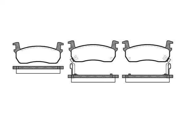 <strong>Гальмівні колодки дискові ROADHOUSE 2174.02 (фото 1)</strong>