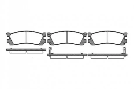 Гальмівні колодки дискові для Mazda ROADHOUSE 2248.02 фото товару