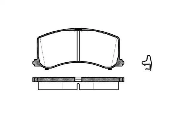 <strong>Гальмівні колодки дискові ROADHOUSE 2595.02 (фото 1)</strong>