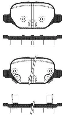 <strong>Гальмівні колодки дискові ROADHOUSE 2727.32 (фото 1)</strong>
