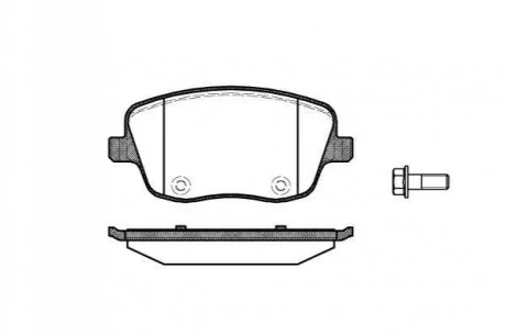 Гальмівні колодки дискові для ROADHOUSE 2775.00 фото товару