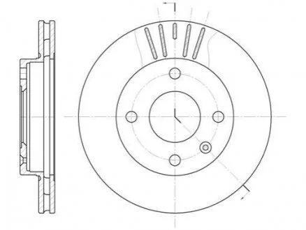 Гальмівний диск для Ford, Mazda ROADHOUSE 6096.10 фото товару