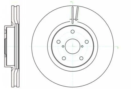 Гальмівний диск для Subaru ROADHOUSE 61041.10 фото товару