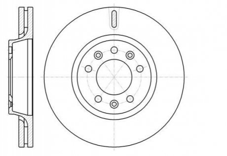 Тормозной диск ROADHOUSE 61052.10 (фото 1)