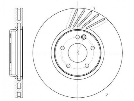Тормозной диск ROADHOUSE 61127.10 (фото 1)