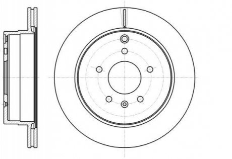 Тормозной диск ROADHOUSE 61182.10 (фото 1)
