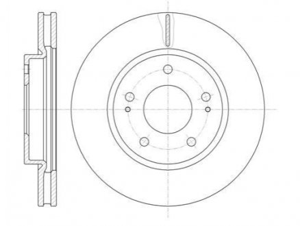 Тормозной диск ROADHOUSE 61229.10 (фото 1)