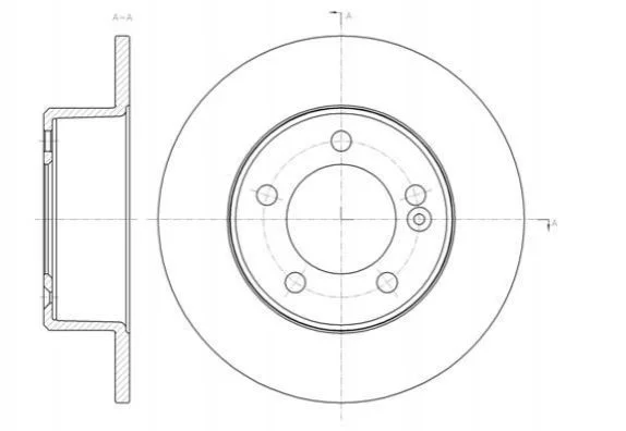<strong>Тормозной диск ROADHOUSE 61433.00 (фото 1)</strong>
