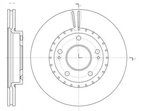 <strong>Тормозной диск ROADHOUSE 61434.10 (фото 1)</strong>