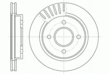 Гальмівний диск для Ford ROADHOUSE 6160.10 фото товару