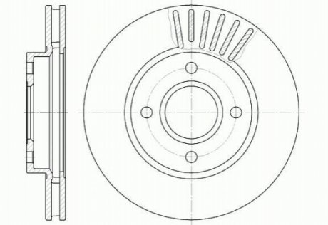 Тормозной диск ROADHOUSE 6211.10 (фото 1)