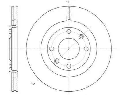 Гальмівний диск для ROADHOUSE 6240.10 фото товару