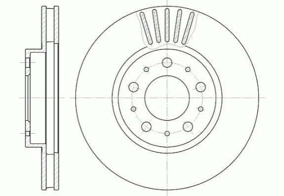 <strong>Тормозной диск ROADHOUSE 6410.10 (фото 1)</strong>