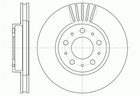 Тормозной диск ROADHOUSE 6410.10 (фото 1)