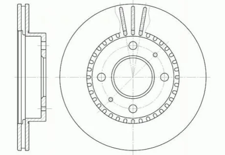 Гальмівний диск для Nissan ROADHOUSE 6423.10 фото товару