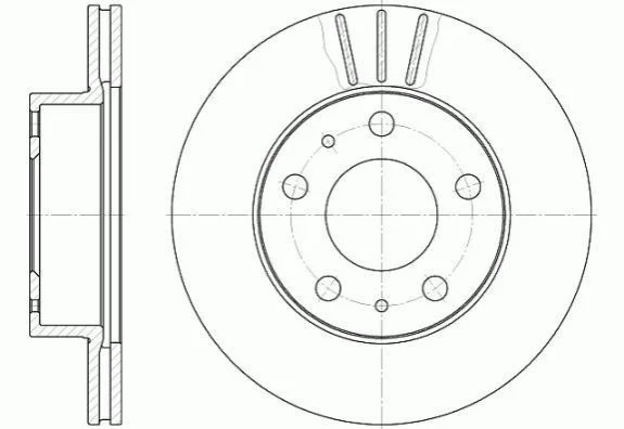 <strong>Тормозной диск ROADHOUSE 6504.10 (фото 1)</strong>