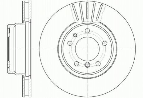 Тормозной диск ROADHOUSE 6509.10 (фото 1)