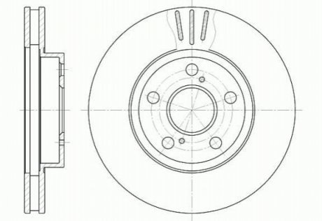 Тормозной диск ROADHOUSE 6540.10 (фото 1)