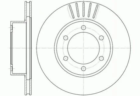 Гальмівний диск для Toyota ROADHOUSE 6562.10 фото товару