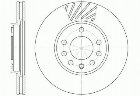 Тормозной диск ROADHOUSE 6584.10 (фото 1)