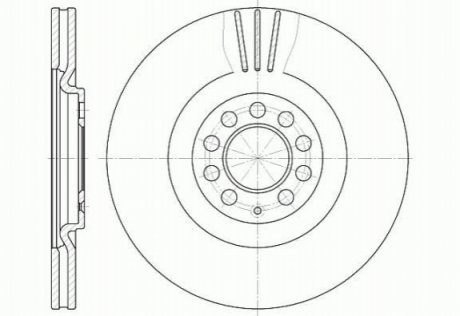 Тормозной диск ROADHOUSE 6597.10 (фото 1)