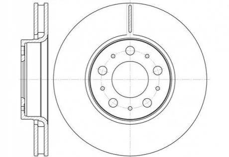 Гальмівний диск для Volvo ROADHOUSE 6619.10 фото товару