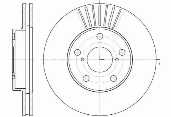 <strong>Тормозной диск ROADHOUSE 6640.10 (фото 1)</strong>