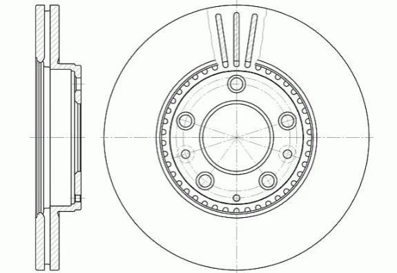 <strong>Тормозной диск ROADHOUSE 6673.10 (фото 1)</strong>