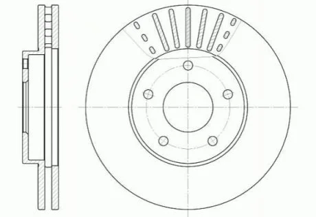 Гальмівний диск для ROADHOUSE 6681.10 фото товару