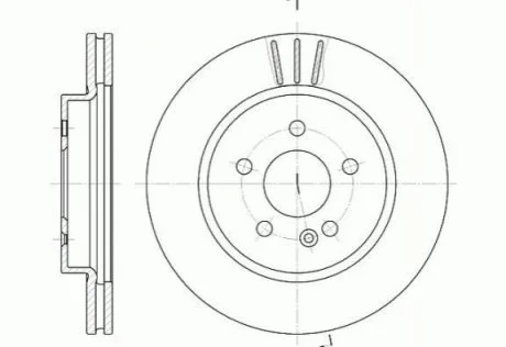 Гальмівний диск для ROADHOUSE 6782.10 фото товару
