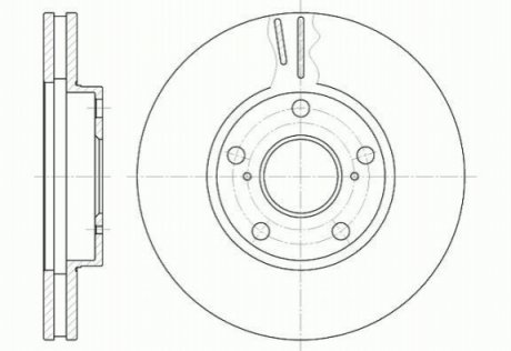 Тормозной диск ROADHOUSE 6842.10 (фото 1)