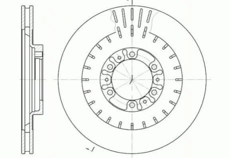 Гальмівний диск для Mitsubishi ROADHOUSE 6953.10 фото товару