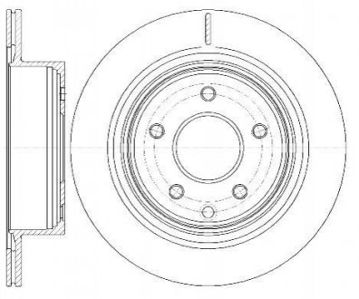 Гальмівний диск ROADHOUSE 6998.10 (фото 1)