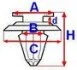 <strong>Кліпси, затискачі і кріплення ROMIX ROM80105 (фото 2)</strong>