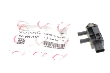 Датчик тиску вихлопних газів для Volkswagen, Seat, Skoda, Audi ROTWEISS 04L906051F фото товару