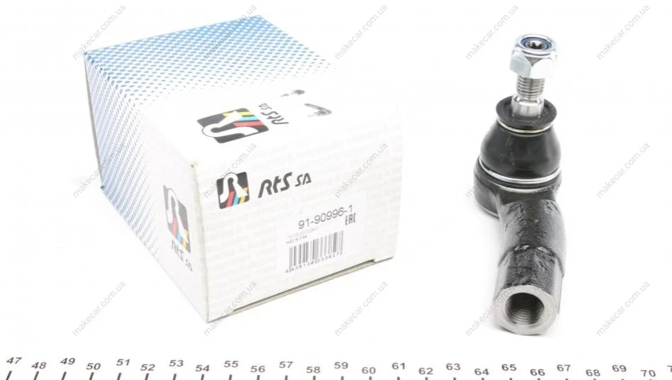 <strong>Наконечник рульової тяги Caddy 04-/Passat 05-/Octavia Пр. RTS 91-90996-1 (фото 1)</strong>