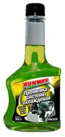 <strong>0.3л COOLING SYSTEM QUIK FLUSH Очиститель системы охлаждения RUNWAY RW3030 (фото 1)</strong>