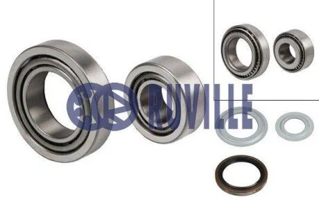 Підшипник маточини передній VW LT28-55 96-06; MERCEDES-BENZ Sprinter 907-910 18-, Sprinter 901-905 95-06 для RUVILLE 4076 фото товару