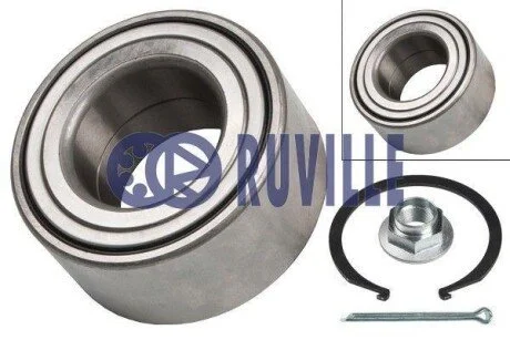 Підшипник маточини передньої комплект HYUNDAI Sonata YF 09-14, Tucson TL 13-15, Sonata NF 04-09, Tucson JM 04-09, Grandeur HG 11-16, i-40 VF 11-18; KIA Optima TF 10-16, Sportage SL 10-15, Carens UN 06-12, Carens RP 12-18, Magentis MG 05-10, Magentis для RUVILLE 8931 фото товару