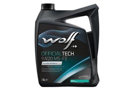 OFFICIALTECH 5W20 MS-FE 5Lx4 S-Oil 8320385 фото товара