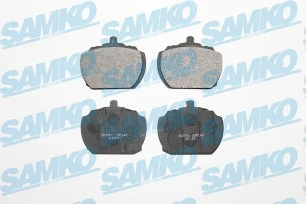 <strong>Колодки гальмівні SAMKO 5SP143 (фото 1)</strong>