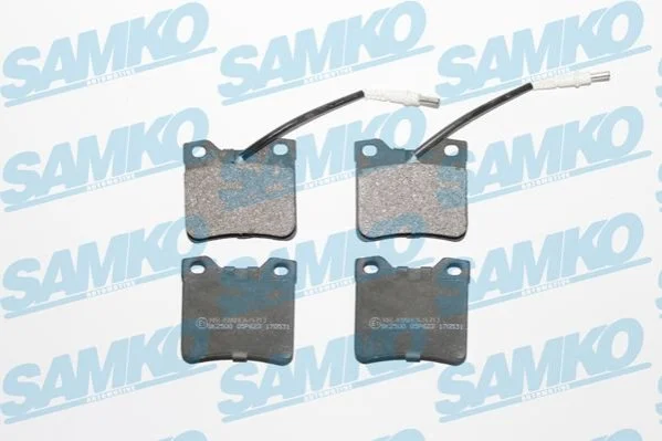<strong>Колодки задні SAMKO 5SP623 (фото 1)</strong>