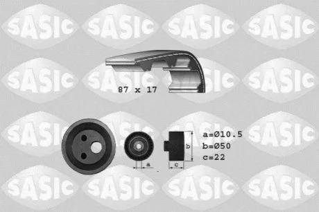 Комплект ременя ГРМ для Renault, Nissan SASIC 1754006 фото товару