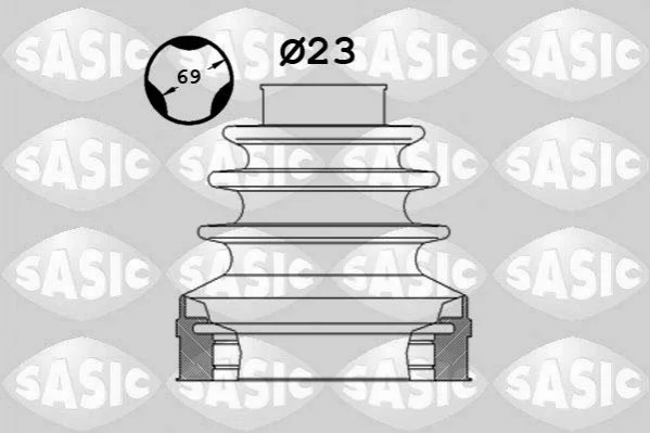 <strong>Пильник шруса внутрішній VW Golf/Jetta/Passat 1.6/1.8/2.0 TSI 05 - 10 SASIC 1906024 (фото 1)</strong>
