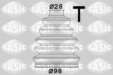 Комплект пильника, приводний вал для SASIC 1906028 фото товару