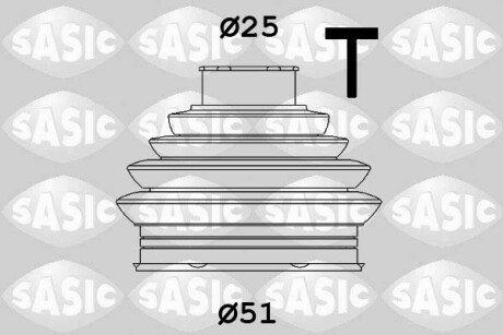 Пильовик ШРУС зовн. AUDI, SEAT, SKODA, VW SASIC 1906103 фото товара